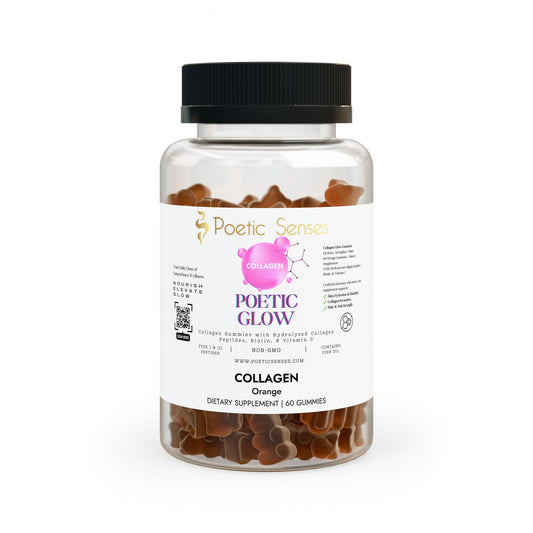 POETIC GLOW Collagen Gummies (60 Gummies)