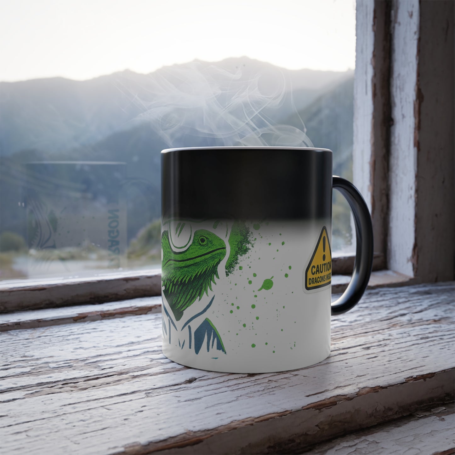 Khy's Dragon Den Color-Morph Mug — "Khy's Dragon Den" 11oz