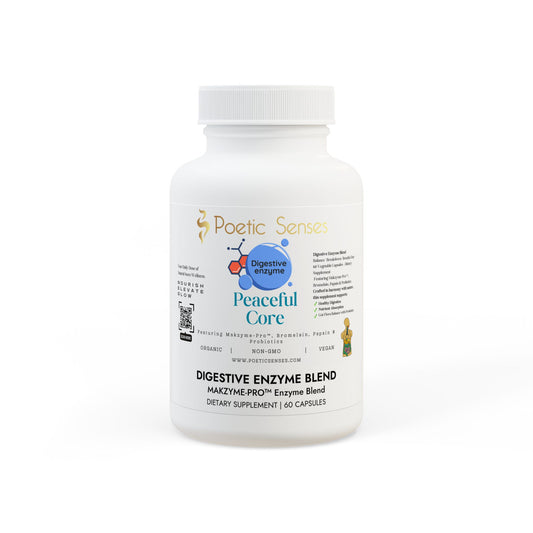 Peaceful Core™ Digestive Enzyme Blend Supplement (60 Capsules)