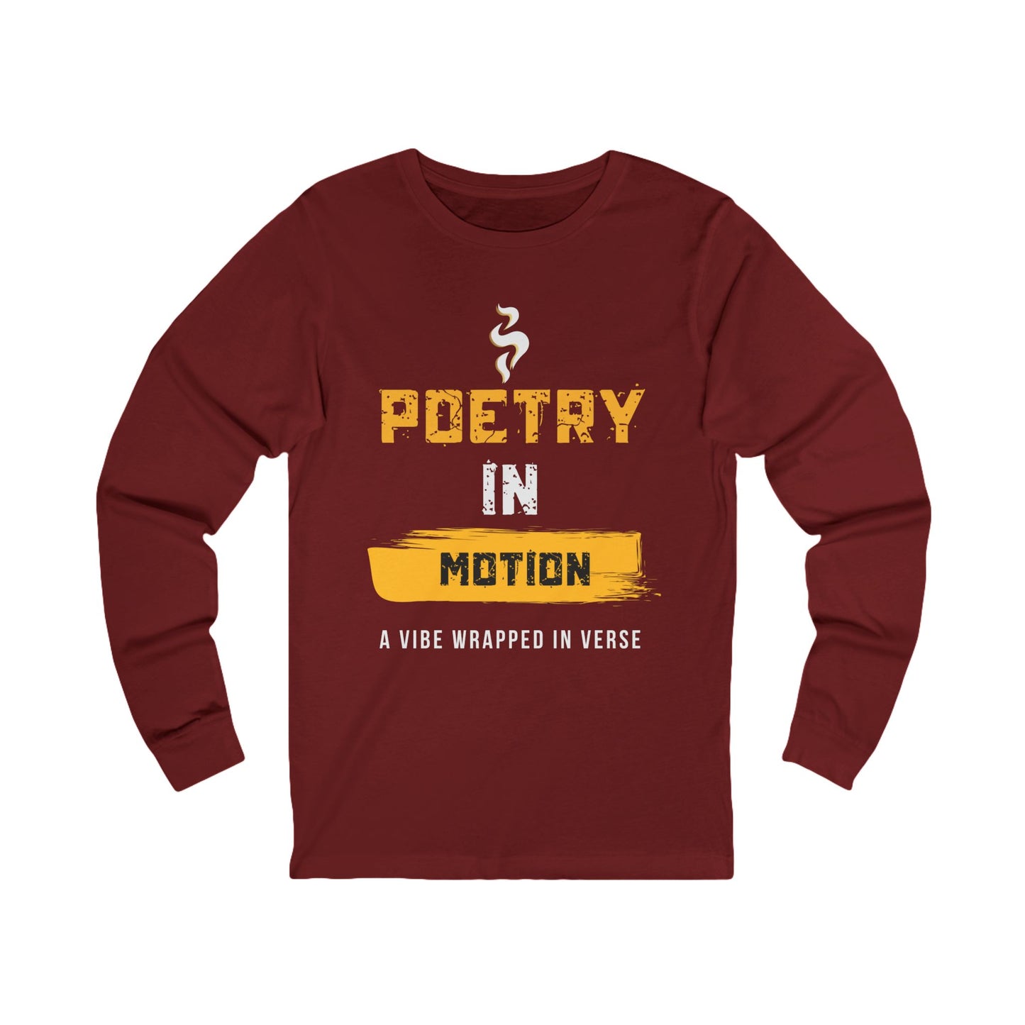 Poetic Senses Poetry In Motion Long Sleeve Tee — Poetic Inspirational graphic shirt