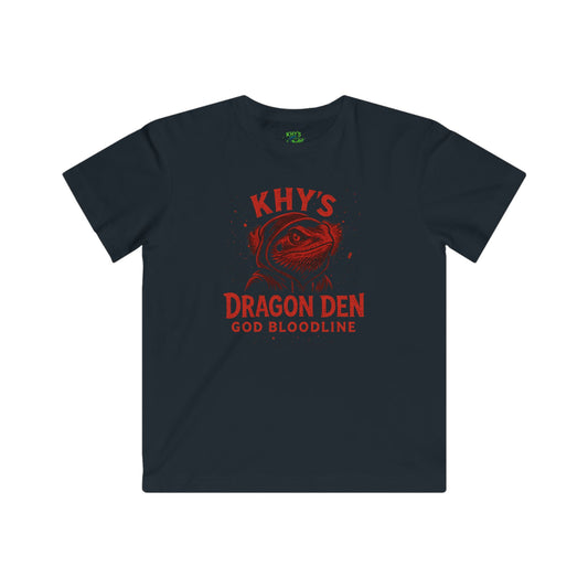 Kids 'Khy's Dragon Den God Bloodline' Tee – Beware of the Dragon Youth T‑Shirt
