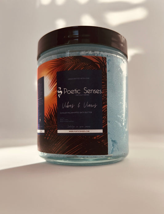 Vibes & Views Exfoliating Bath Butter | Poetic Senses Luxury Skincare