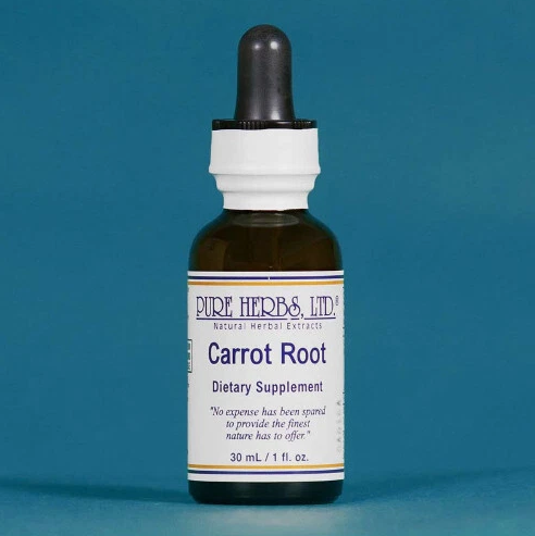 CARROT ROOT | Herbal Support for Skin Radiance, Eye Wellness & Digestive Balance |