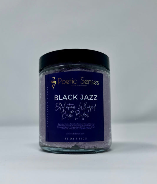 Black Jazz Exfoliating Bath Butter | Poetic Senses Luxury Skincare