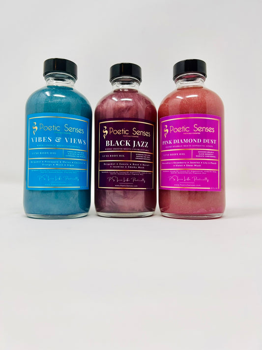 Poetic Senses Luxe Body Oils | 8 oz