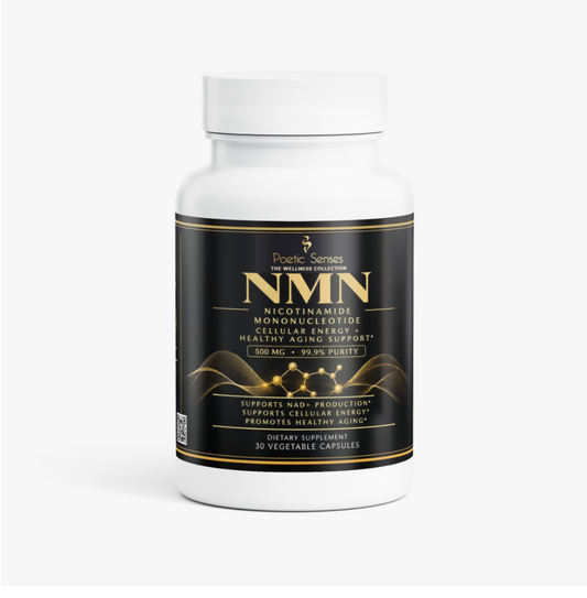NMN 500mg | Nicotinamide Mononucleotide Cellular Energy + Healthy Aging Support | 30 Capsules