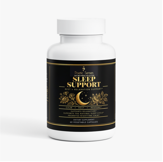 Sleep Support | Melatonin, Magnesium, GABA + L-Theanine | 60 Capsules