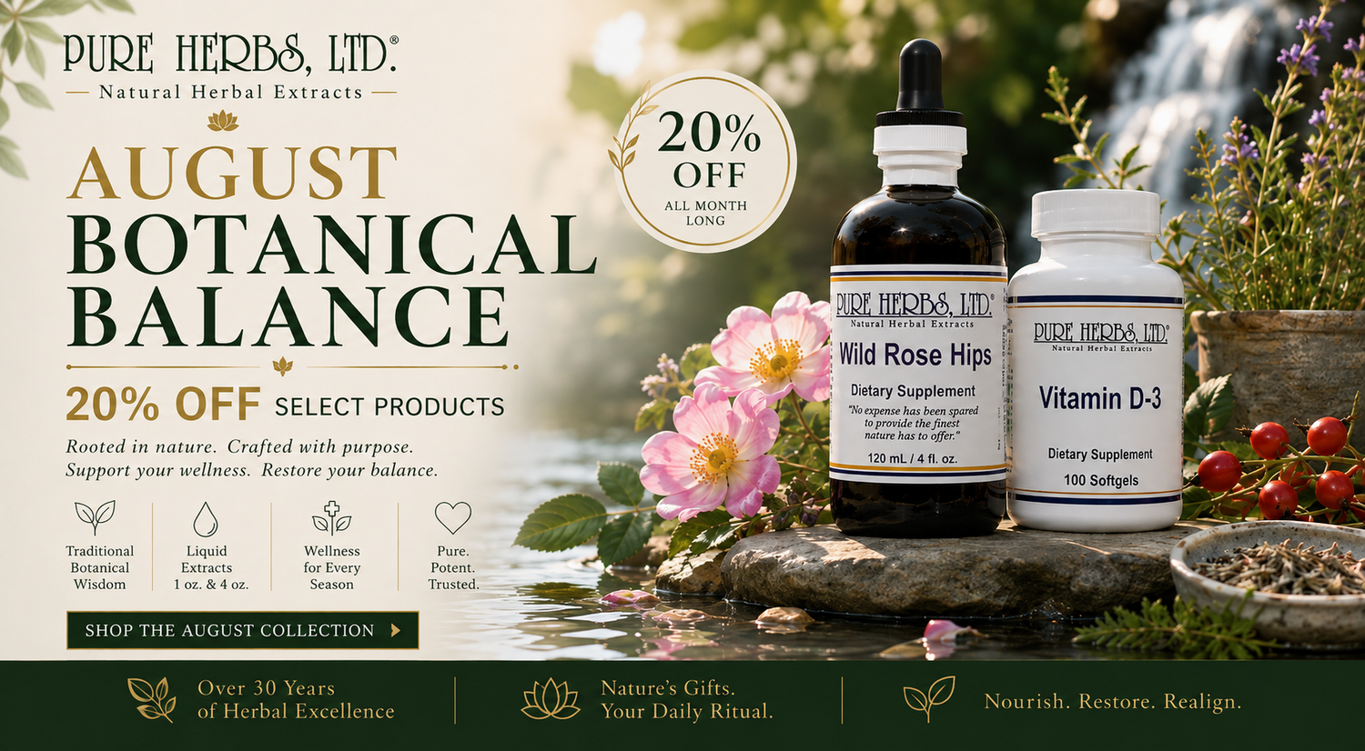 August Botanical Balance Collection