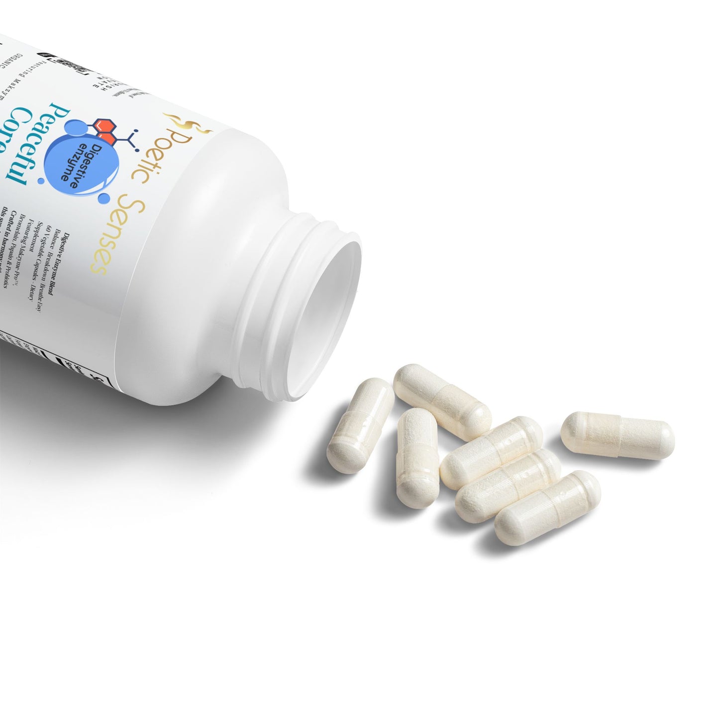 Peaceful Core™ Digestive Enzyme Blend Supplement (60 Capsules)