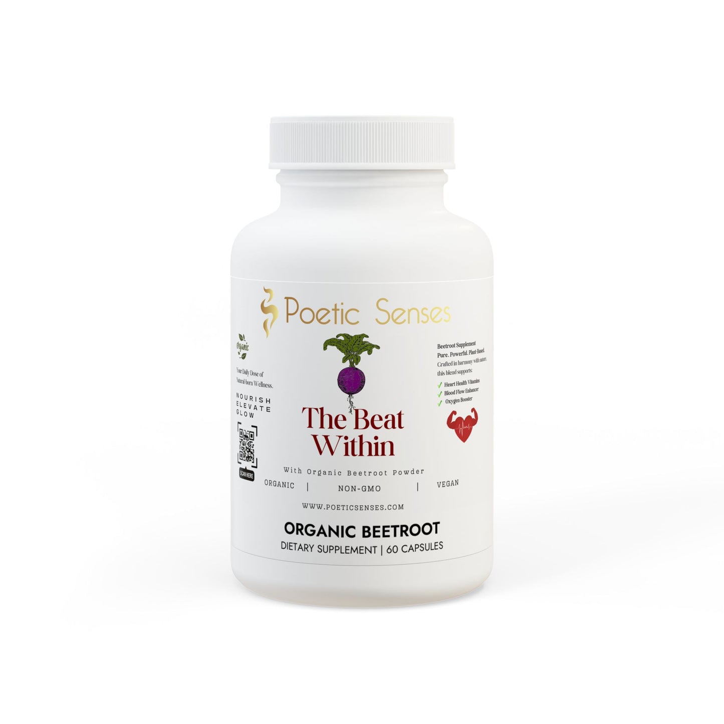 The Beat Within™ Beetroot Supplement (60 Capsules)
