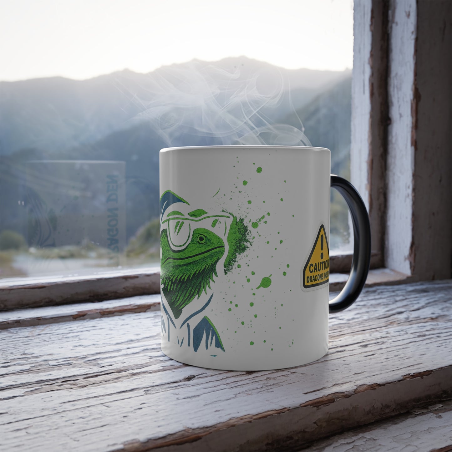 Khy's Dragon Den Color-Morph Mug — "Khy's Dragon Den" 11oz