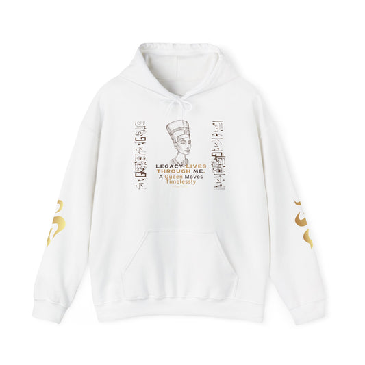 Divinely Crowned Queen Hoodie – Legacy, Power & Timeless Love | Inspirational Hoodie | Poetic Senses
