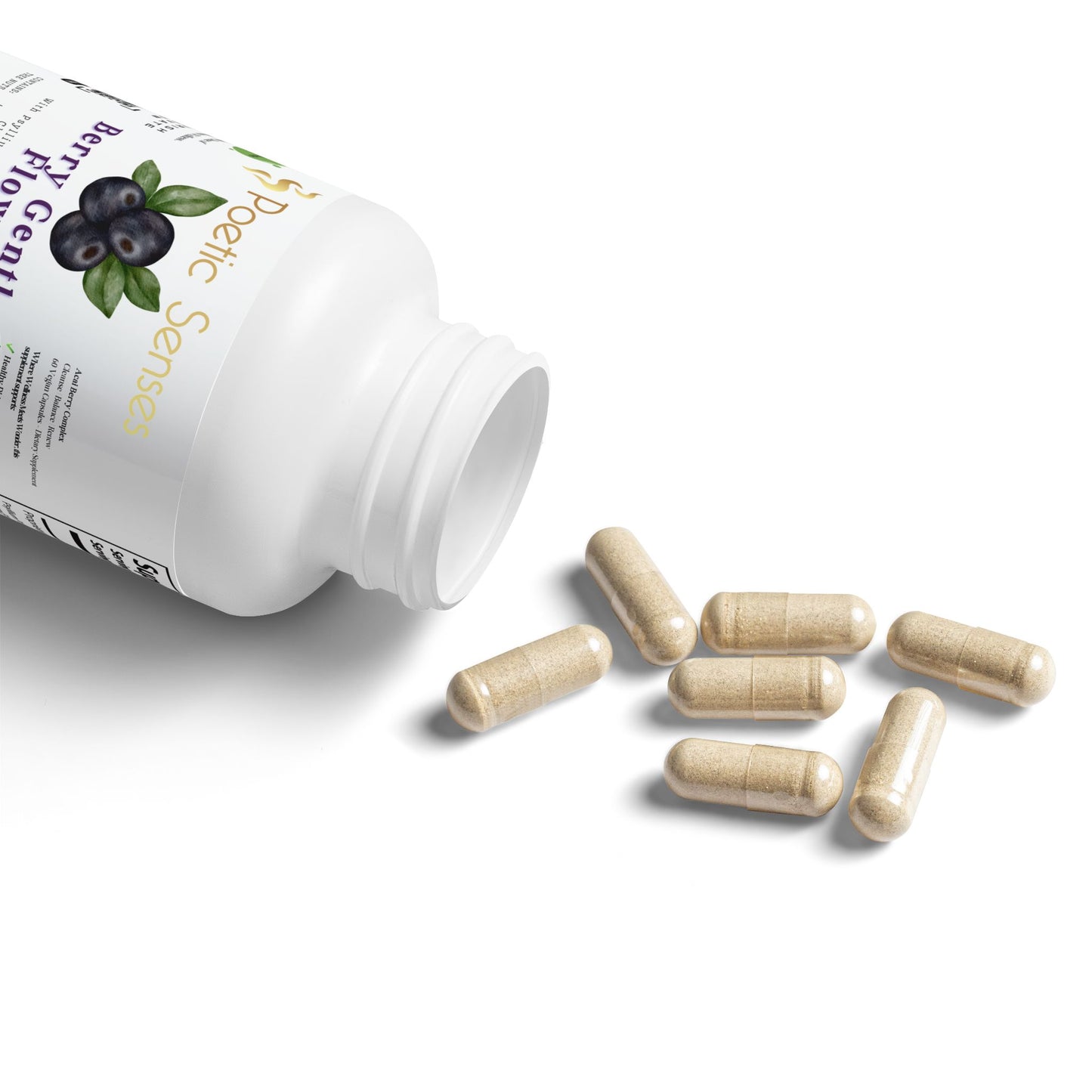 Berry Gentle Flow™ Acai Berry Complex Supplement (60 Capsules)