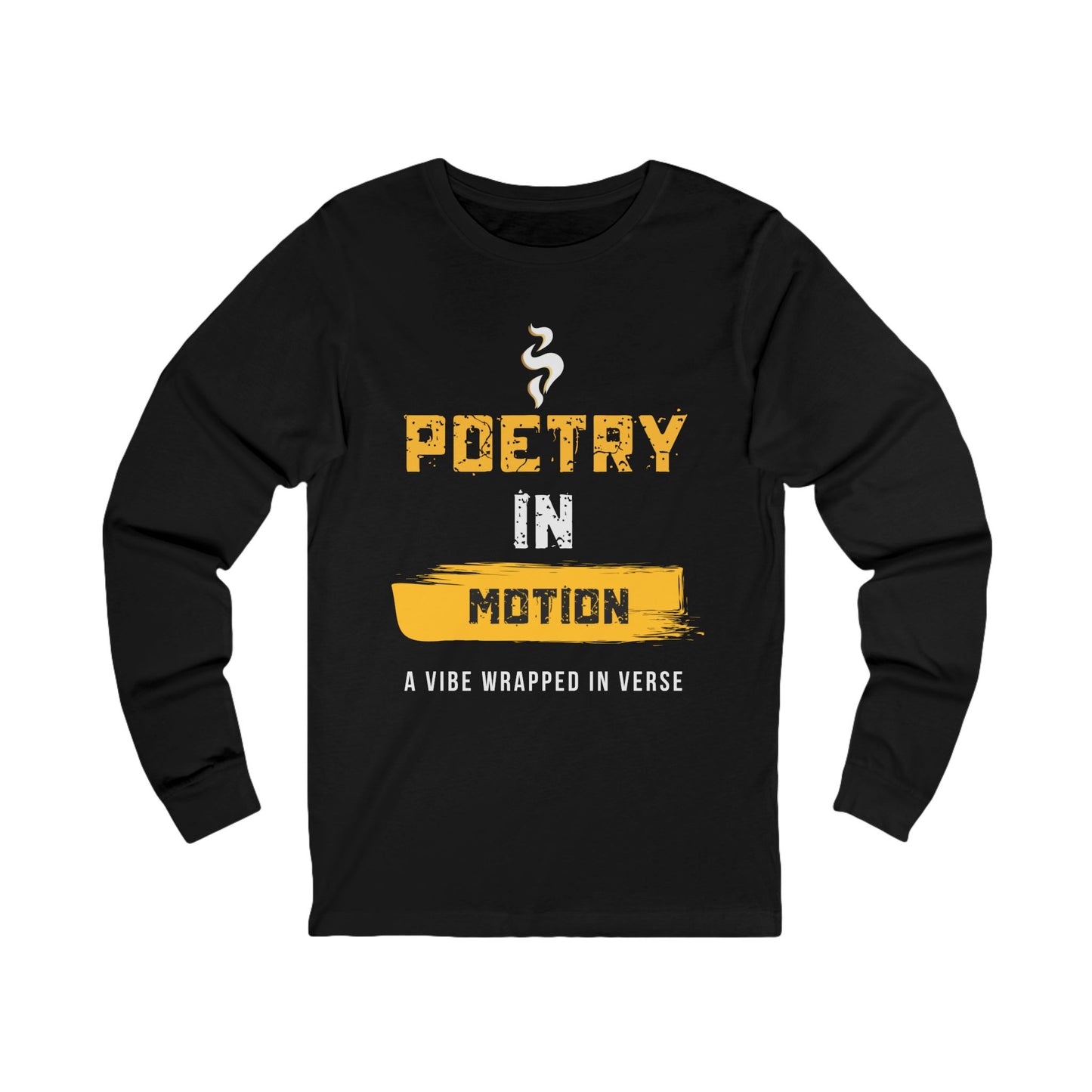 Poetic Senses Poetry In Motion Long Sleeve Tee — Poetic Inspirational graphic shirt