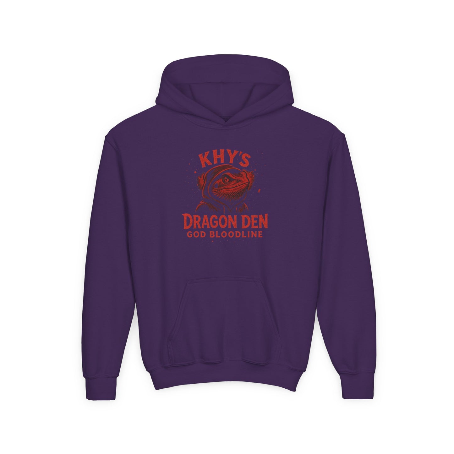 🐲 Beware of the Dragon Youth Hoodie — 'Khy's Dragon Den' God Bloodline Pullover