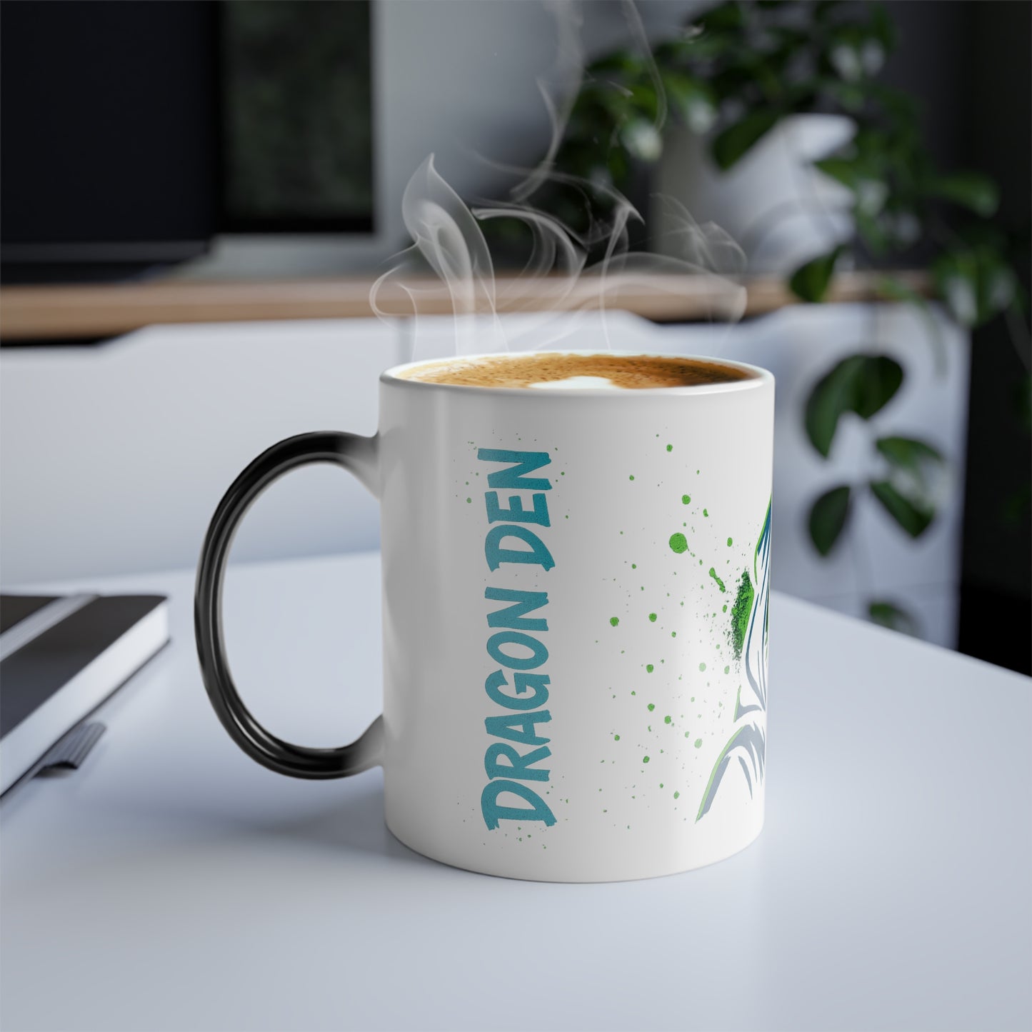 Khy's Dragon Den Color-Morph Mug — "Khy's Dragon Den" 11oz