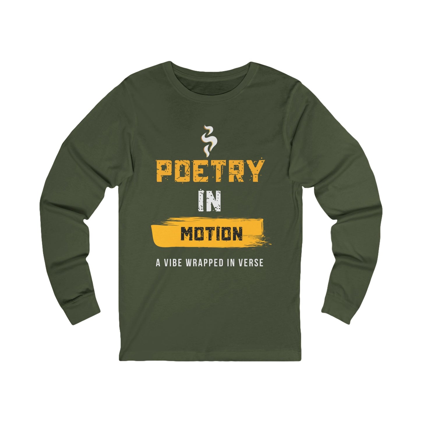 Poetic Senses Poetry In Motion Long Sleeve Tee — Poetic Inspirational graphic shirt
