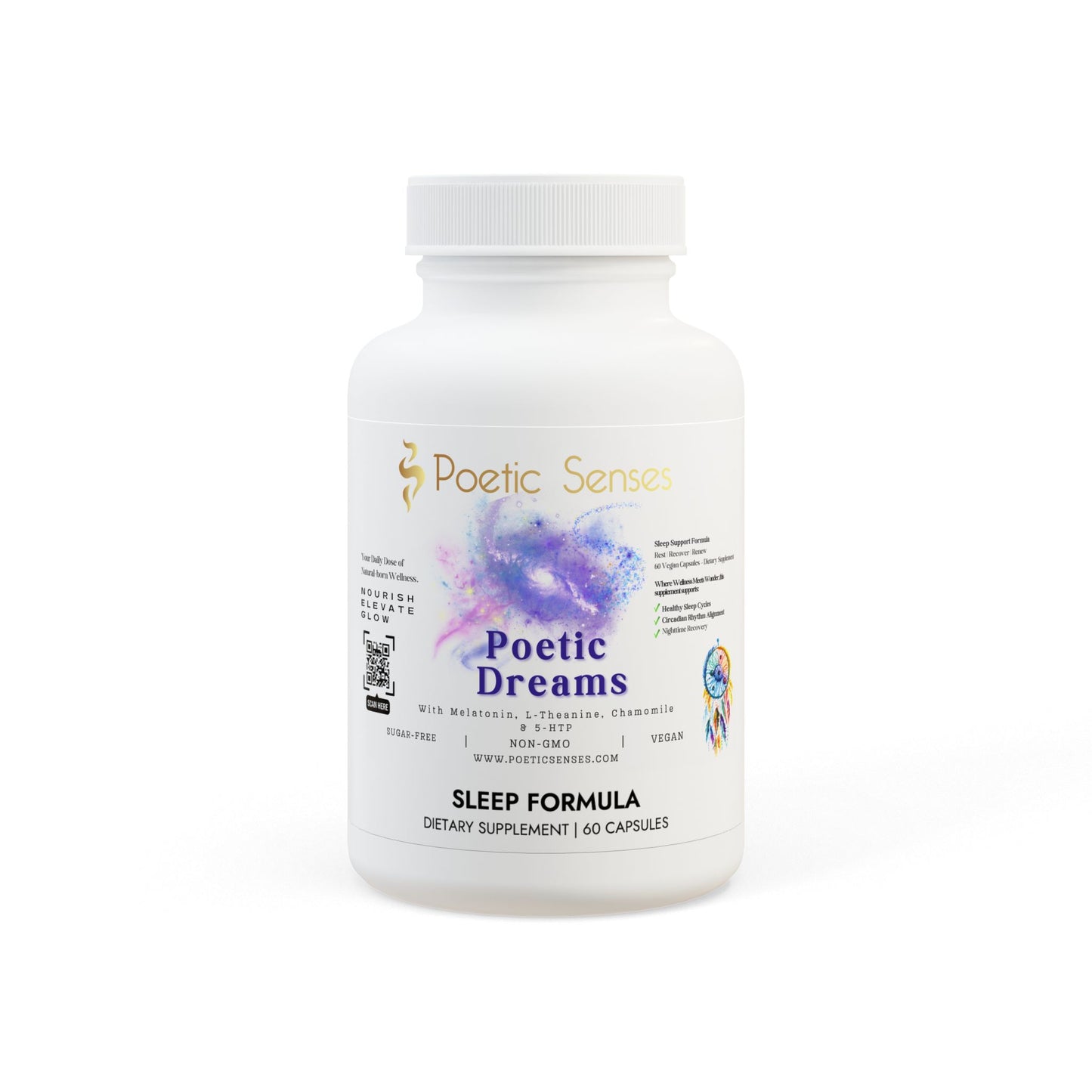 Poetic Dreams™ Sleep Supplement (60 Capsules)