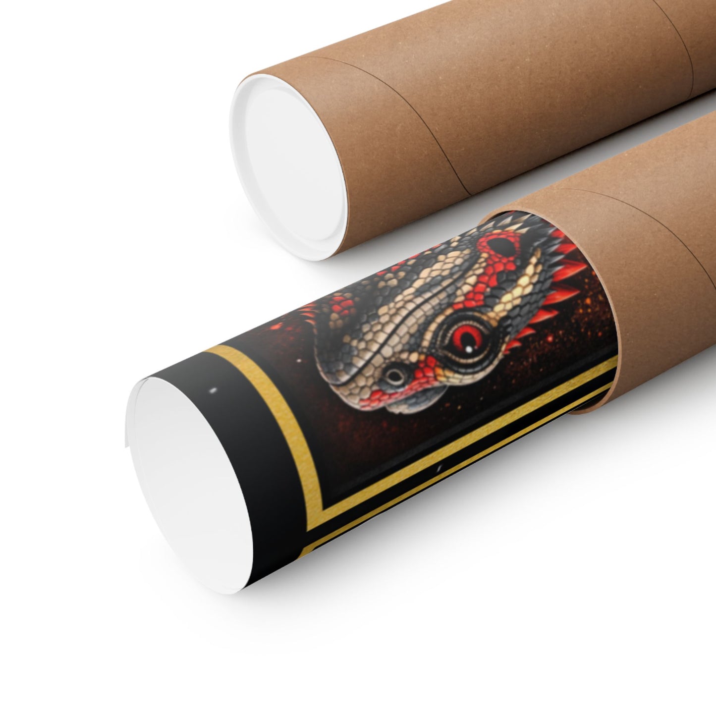 Dragon Den Multiverse 18 x 24 Poster— "Khy's Dragon Den" Matte Vertical Reptile Wall Art