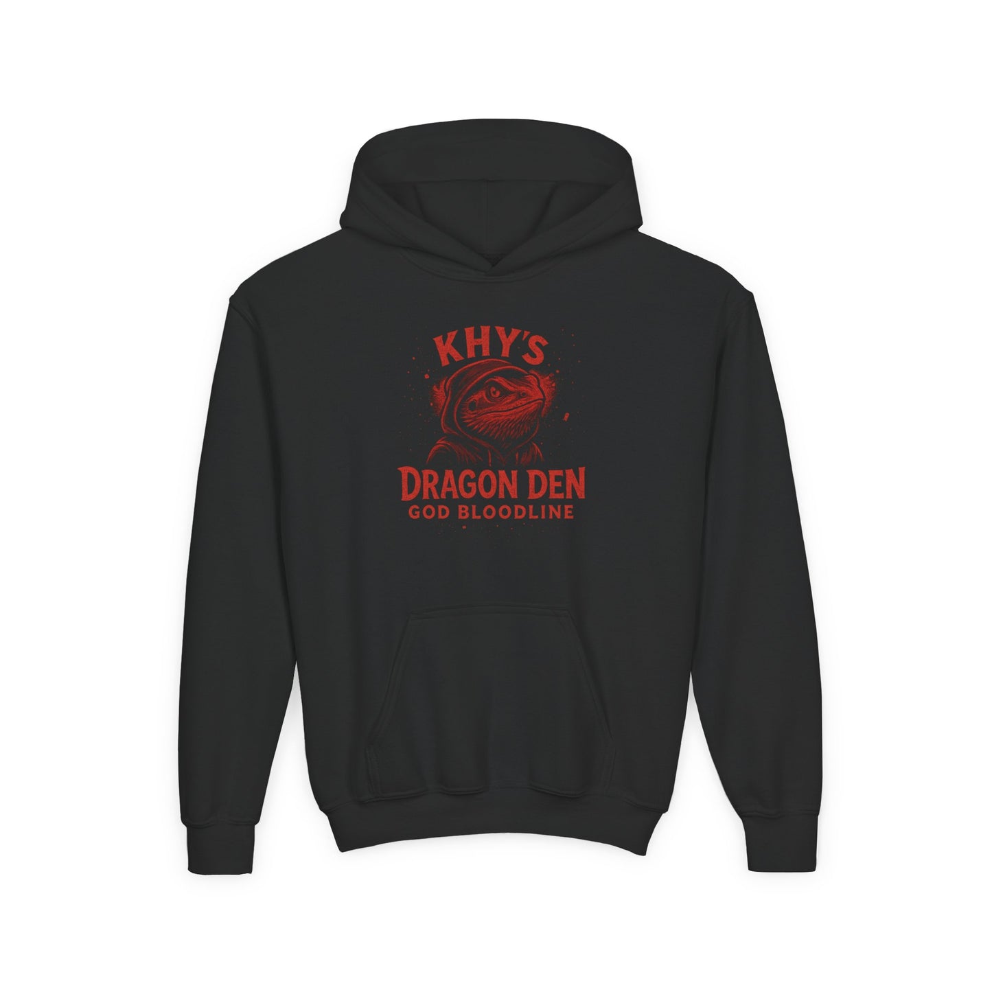 🐲 Beware of the Dragon Youth Hoodie — 'Khy's Dragon Den' God Bloodline Pullover