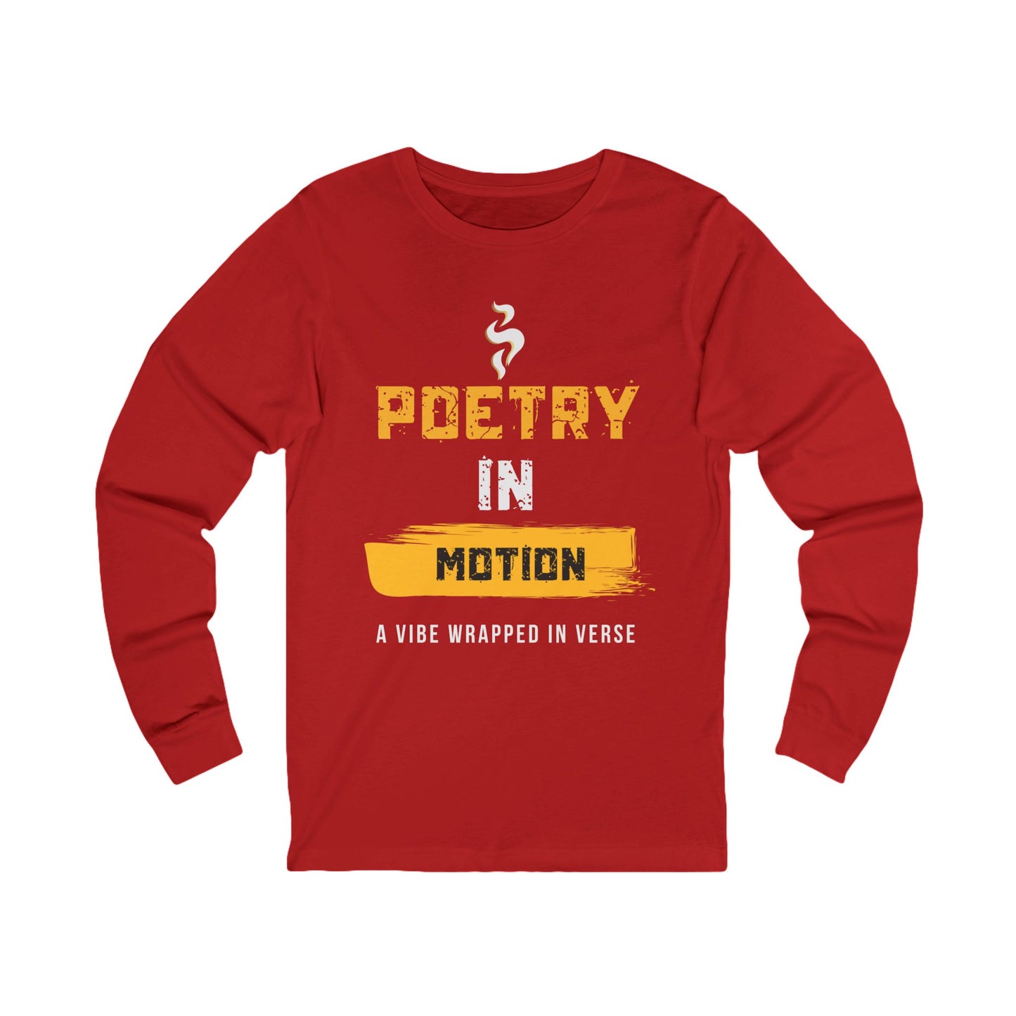 Poetic Senses Poetry In Motion Long Sleeve Tee — Poetic Inspirational graphic shirt