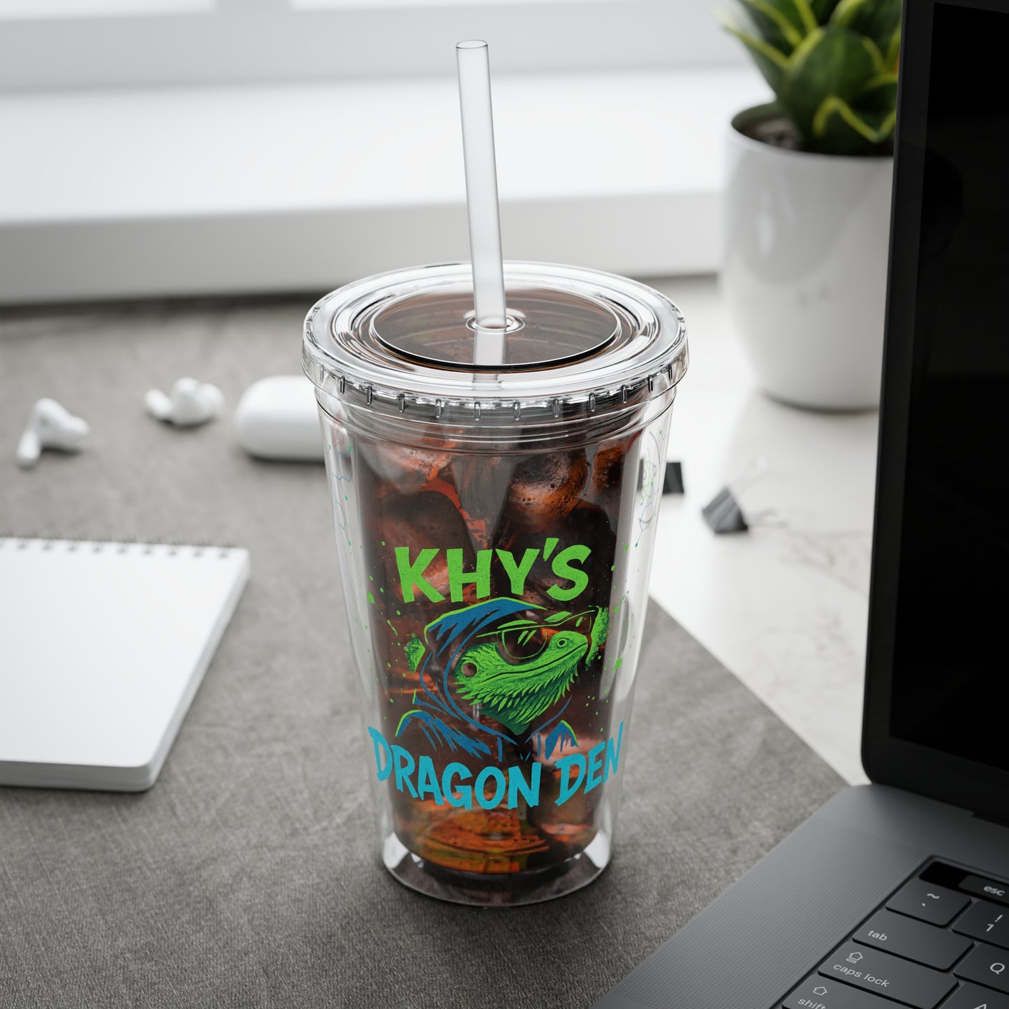 🧪 Khy’s Dragon Den 16oz Insulated Tumbler