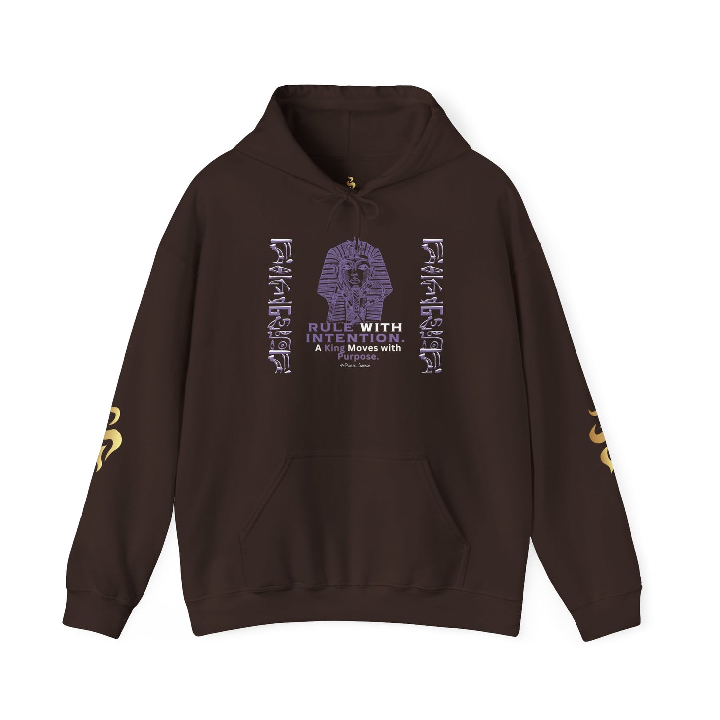 Divinely Crowned King Hoodie – Power, Purpose & Legacy | Poetic Senses