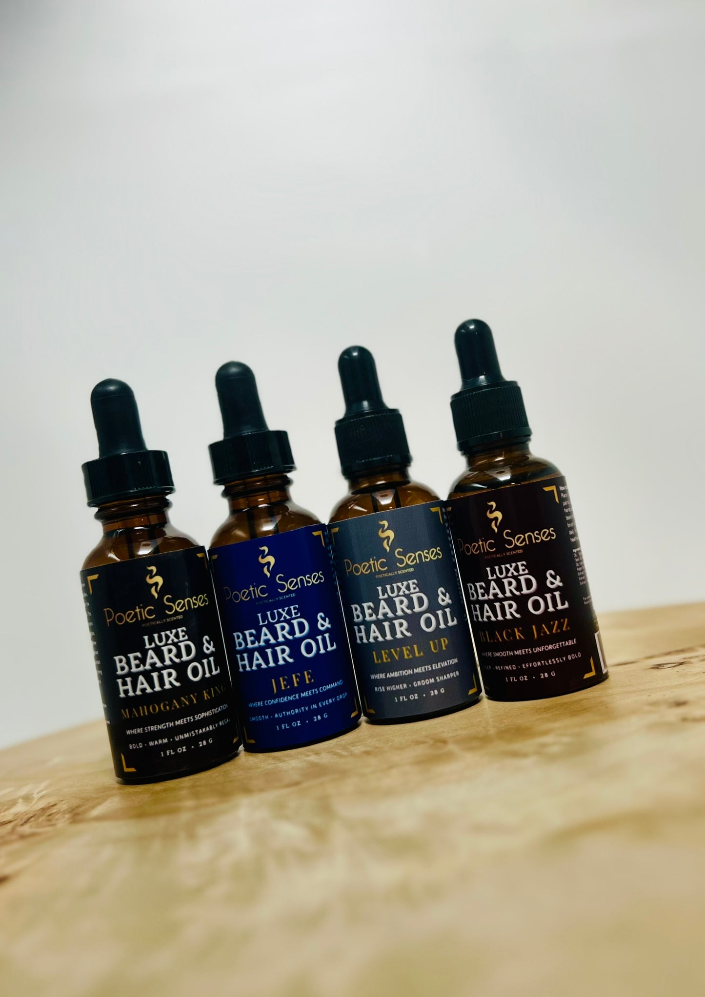 Luxe Beard & Hair Oil | Poetic Senses Prestige Grooming Elixir