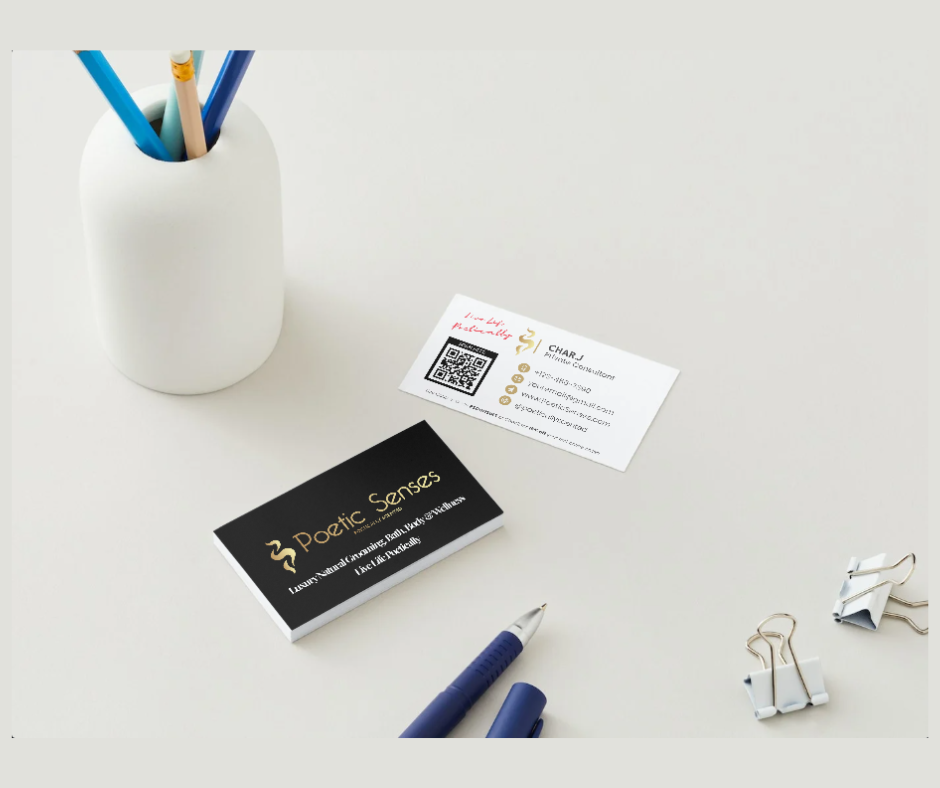Poetic Senses Private Consultant Custom Business Cards