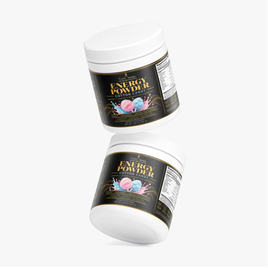 Energy Powder – Guava Berry | Caffeine + L-Theanine, Electrolytes & B Vitamins