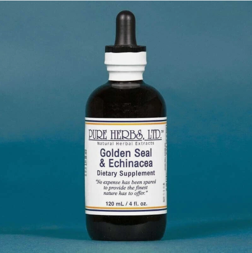 GOLDEN SEAL & ECHINACEA | Structured Herbal Support for Immune Strength & Seasonal Wellness | Pure Herbs LTD