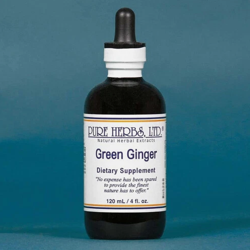 GREEN GINGER | WORMWOOD | Herbal Support for Digestive Activation & Bile Flow