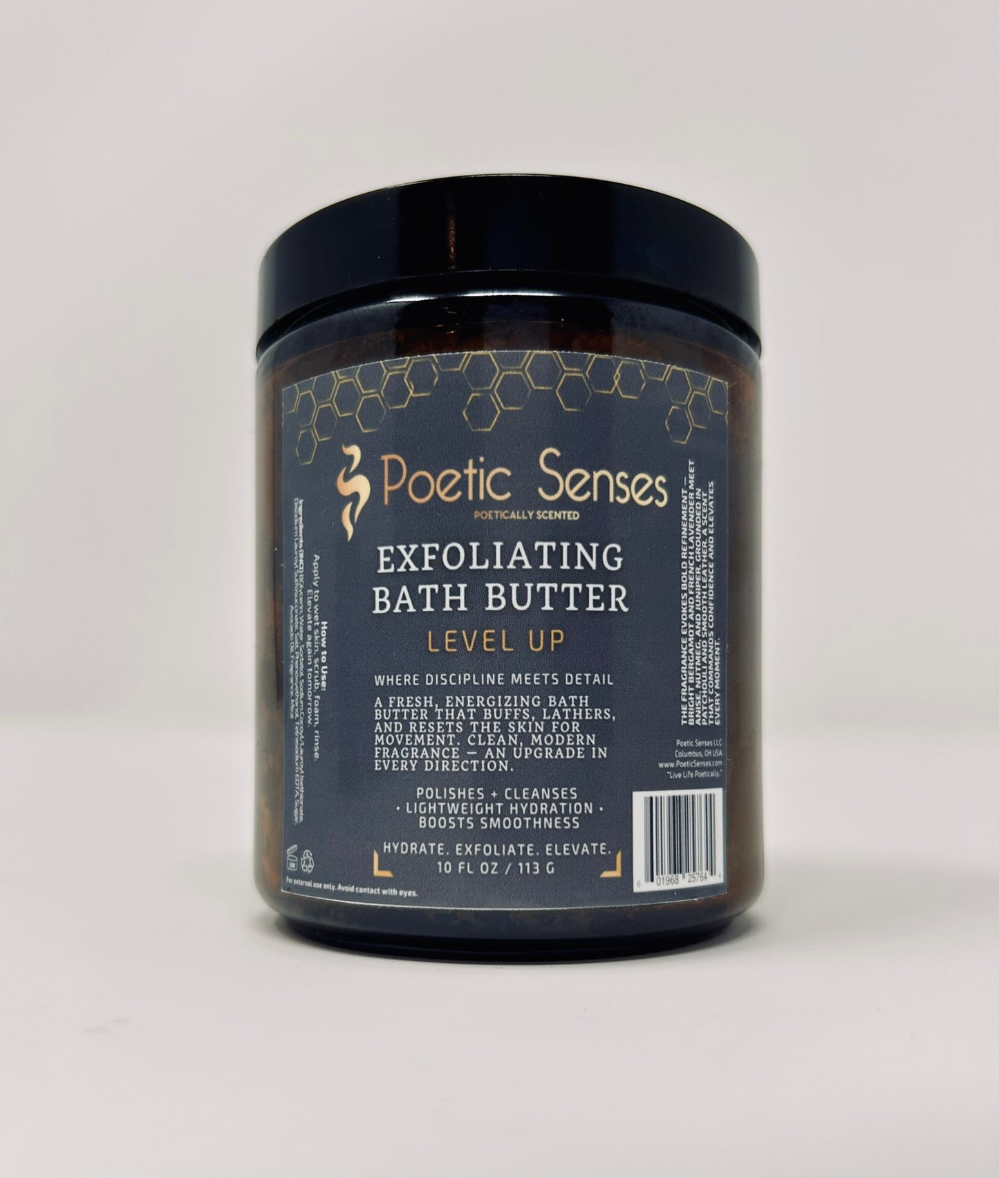 Poetic Senses Exfoliating Bath Butter | Poetic Man Collection | Luxury Skincare