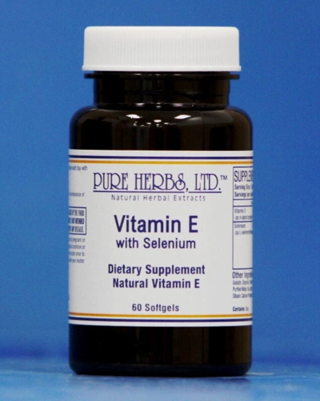 Vitamin E 400 IU + Selenium | Pure Herbs LTD