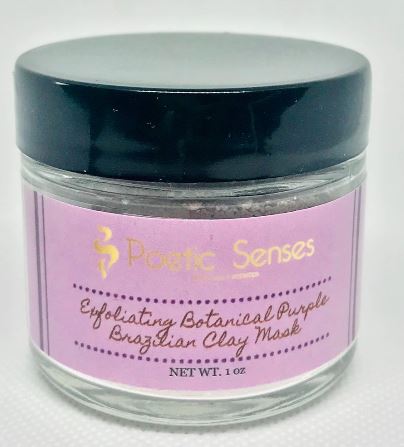 Brazilian Glow Purple Clay Mask | Poetic Senses Skincare